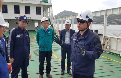 해양사고 예방을 위한 연안여객선 안전설비 시연